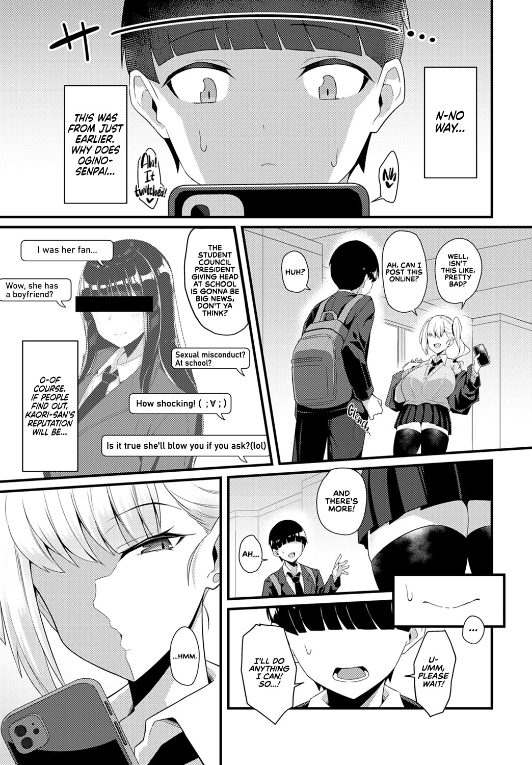 Hentai Manga Comic-I Was Devoured by My Gyaru Senpai + I Made My Gyaru Senpai Cum Over & Over Doggy Style-Read-5